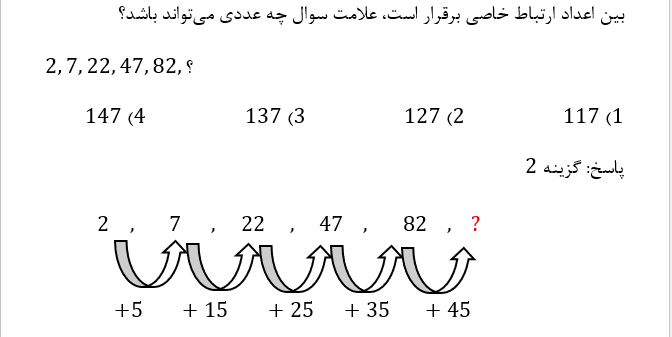 نمونه سوال هوش 1