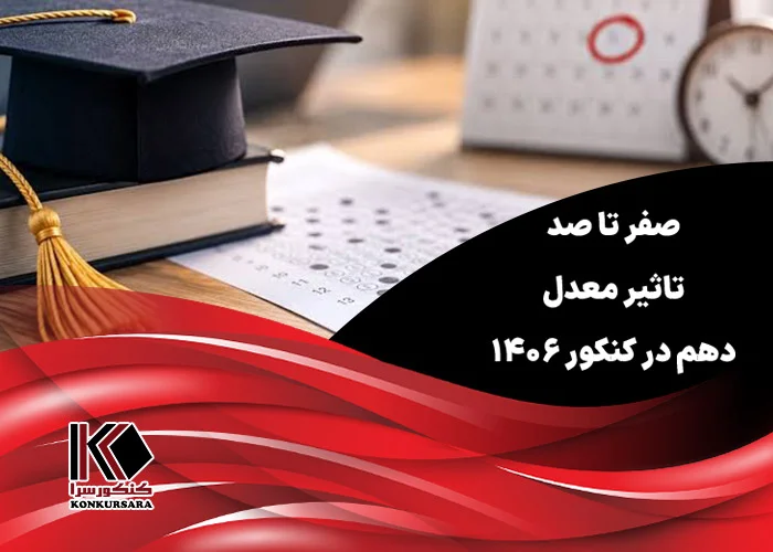 تاثیر معدل دهم در کنکور ۱۴۰۶